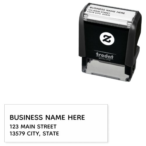 Professional Simple Modern return address Self_inking Stamp