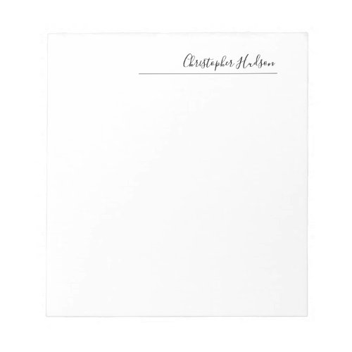 Professional Simple Plain Create Customize Notepad