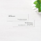 Professional Simple White Appointment Reminder 2 (Desk)