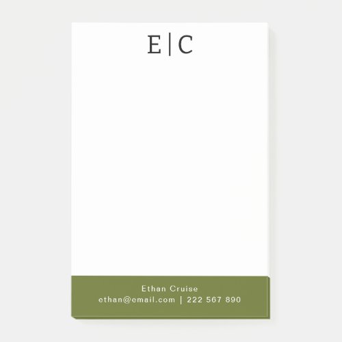 Professional Simple White Post-it Notes