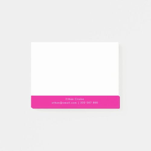 Professional Simple White Post-it Notes