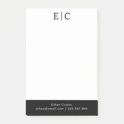 Professional Simple White Post-it Notes