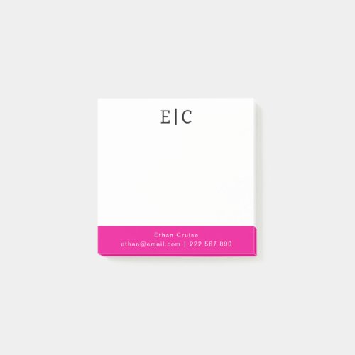 Professional Simple White Post-it Notes