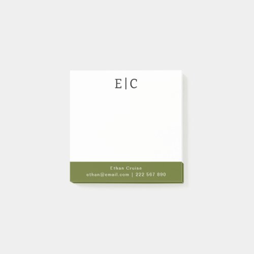 Professional Simple White Post-it Notes