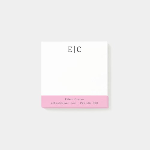 Professional Simple White Post-it Notes