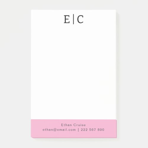 Professional Simple White Post-it Notes