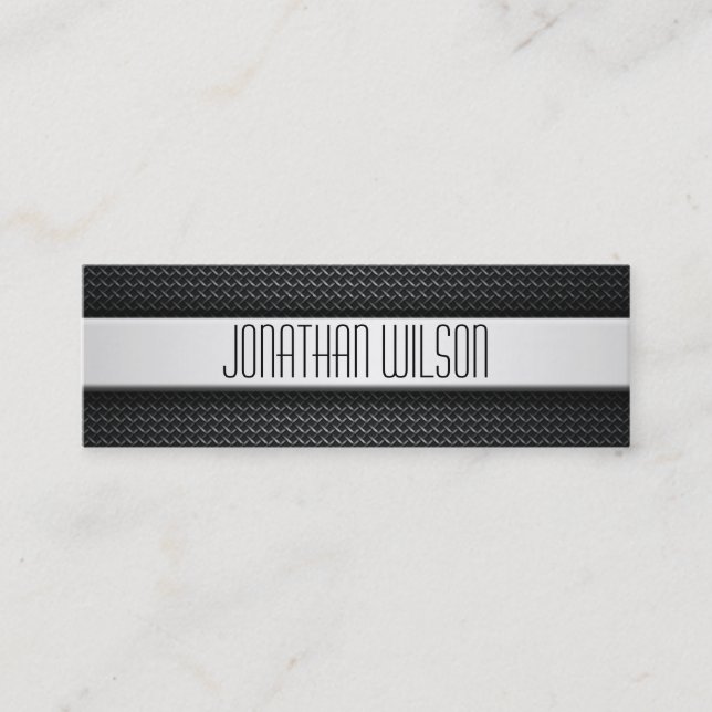 Professional Slim Line Carbon Fiber Business Card (Front)