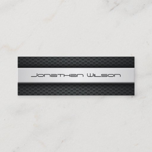 Customizable Professional Slim Line Carbon Fiber Business Card