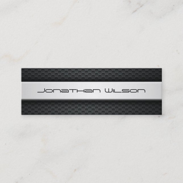 Professional Slim Line Carbon Fiber Business Card (Front)