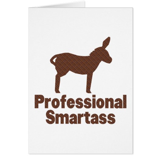 Professional Smartass Cards (Front)