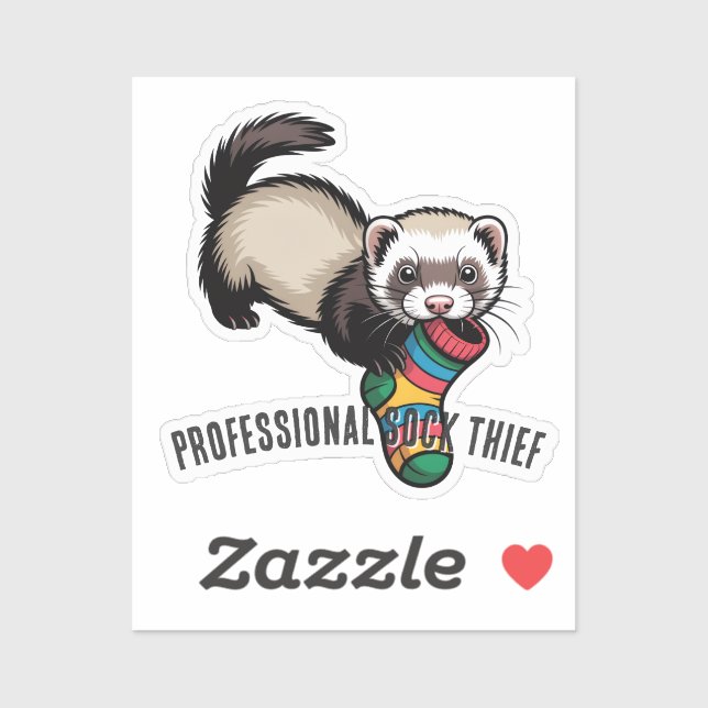 Professional Sock Thief Sticker (Sheet)