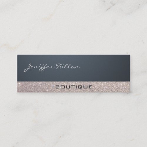 Professional sophisticated luxury glittery trendy business card templates