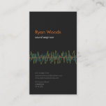 Professional Sound Engineer Business Card at Zazzle