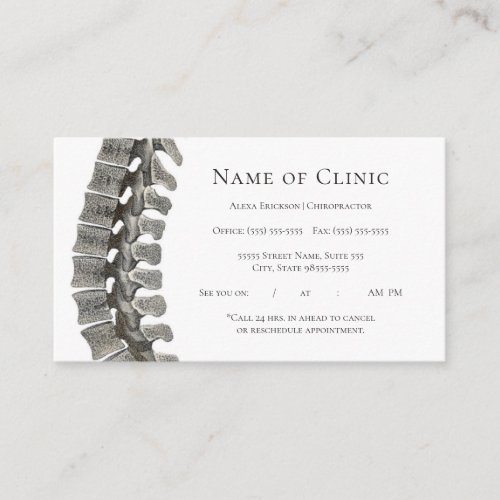 Professional Spine Chiropractor Appointment