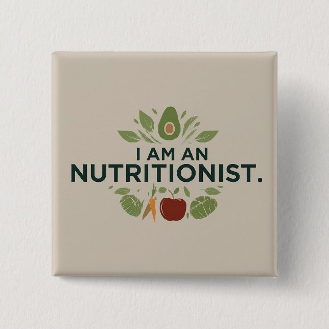 Professional Square Button (Front)
