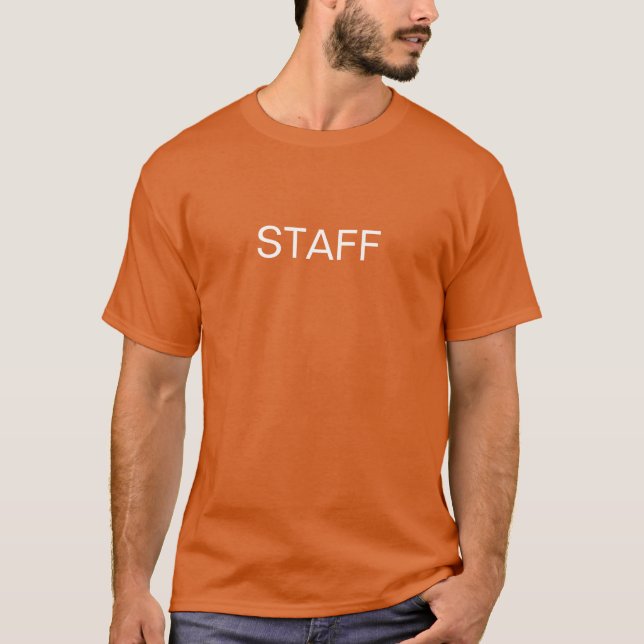 Professional Staff Event Orange T-Shirt (Front)