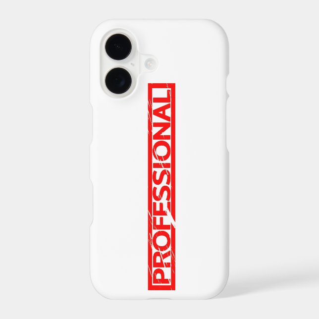 Professional Stamp Iphone Case (Back)