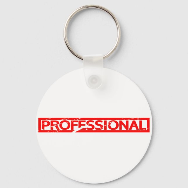 Professional Stamp Keychain (Front)