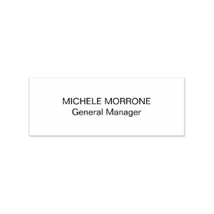 Professional Stamp with Custom Name and Role Info