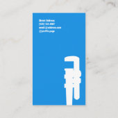 Professional stand out plumber style business card (Back)
