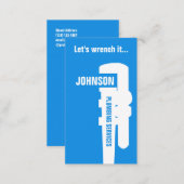 Professional stand out plumber style business card (Front/Back)