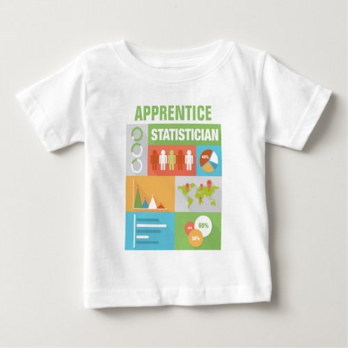 Professional Statistician Iconic Design Custom Baby T_Shirt