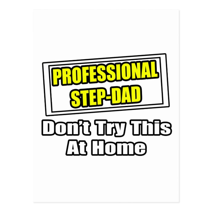 Professional Step DadJoke Post Card