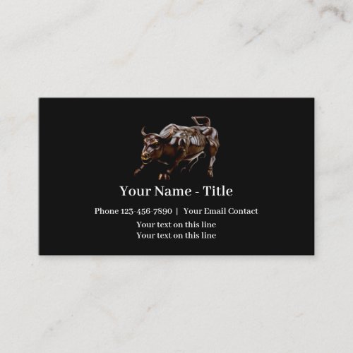 Professional Stock Trader Business Card
