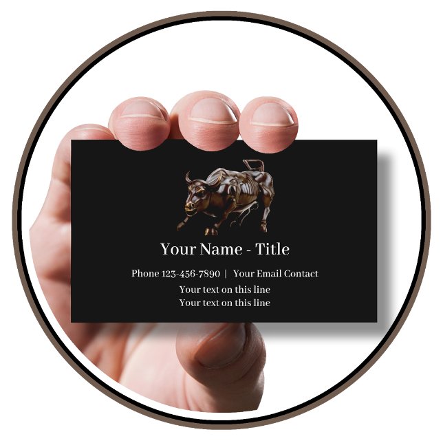 Professional Stock Trader Business Card (Creator Uploaded)