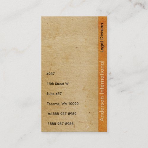Professional Stripe Paper Business Card