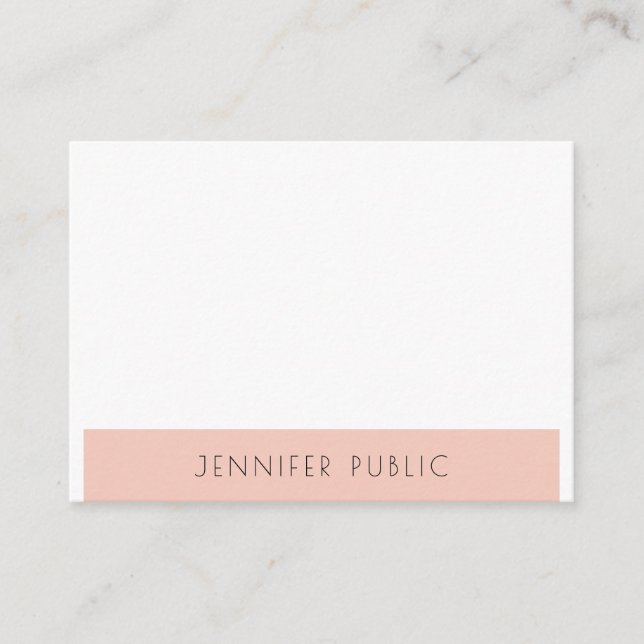 Professional Stylish Modern Simple Design Template Business Card (Front)