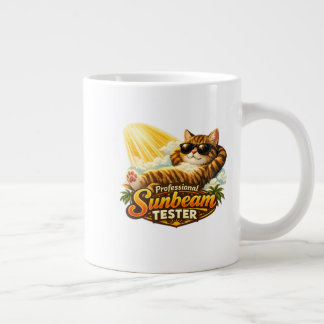 Professional Sunbeam Tester Funny Cat Jum Giant Coffee Mug