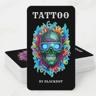 Professional Tattoo Studio Tattoo Shop & Tattooist Business Card