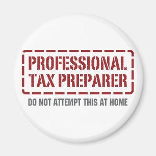 Professional Tax Preparer Magnet