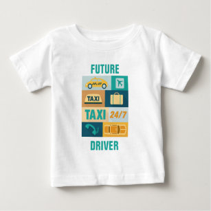 Professional Taxi Driver Iconic Designed Baby T-Shirt