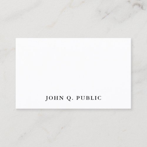 Professional Template Elegant Simple Modern Cool Business Card