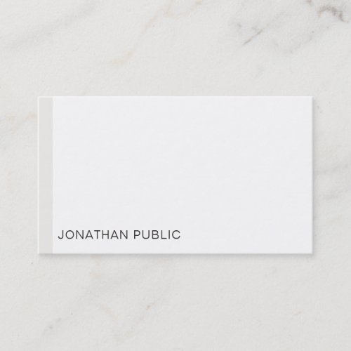 Professional Template Modern Minimalist Elegant Business Card