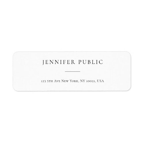 Professional Template Modern Simple Design Elegant Label