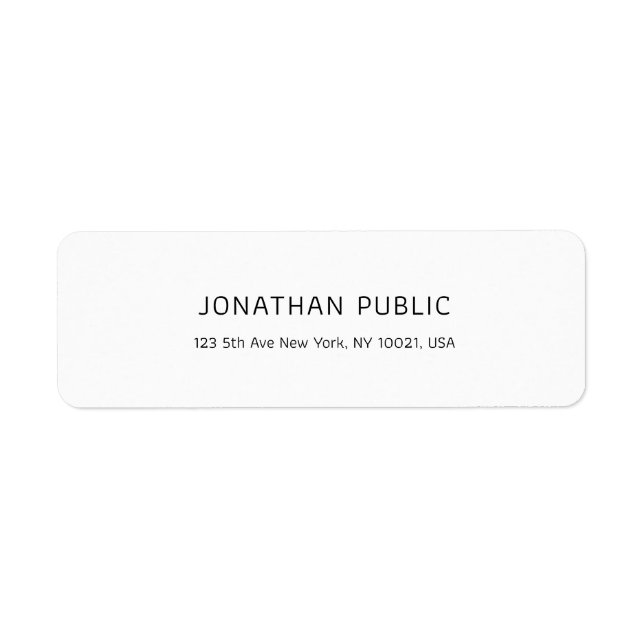 Professional Template Modern Simple Elegant White Label (Front)