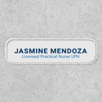 Professional Template Uniform Name Patch