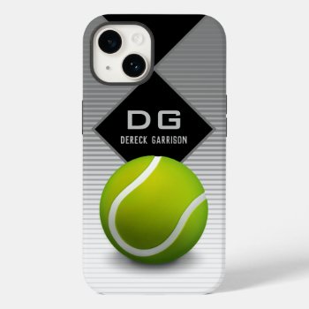 Professional Tennis Player | Initials Case-mate Iphone 14 Case by BestCases4u at Zazzle