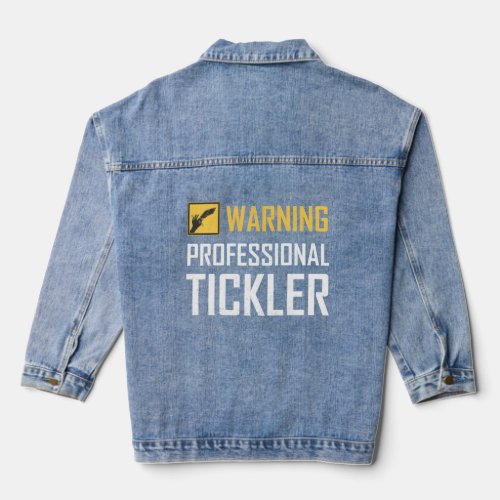 Professional Tickler Tickling Camp Tickle Master E Denim Jacket