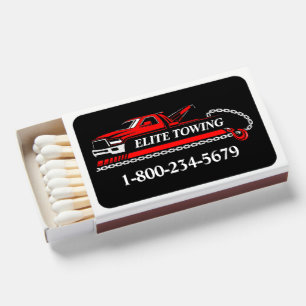 Professional Tow Truck Service Matchboxes