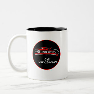 Professional Tow Truck Service Two-Tone Coffee Mug