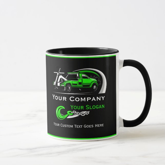 Professional Towing Company, Hauling Service Busin Mug (Right)