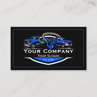 Professional Towing Company, Hauling Service Business Card