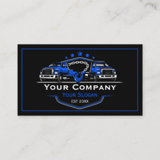Professional Towing Company, Hauling Service Business Card