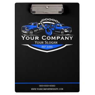 Professional Towing Company, Hauling Service Clipboard