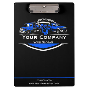 Professional Towing Company, Hauling Service Clipboard