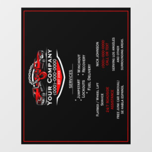 Professional Towing Company, Hauling Service Decal